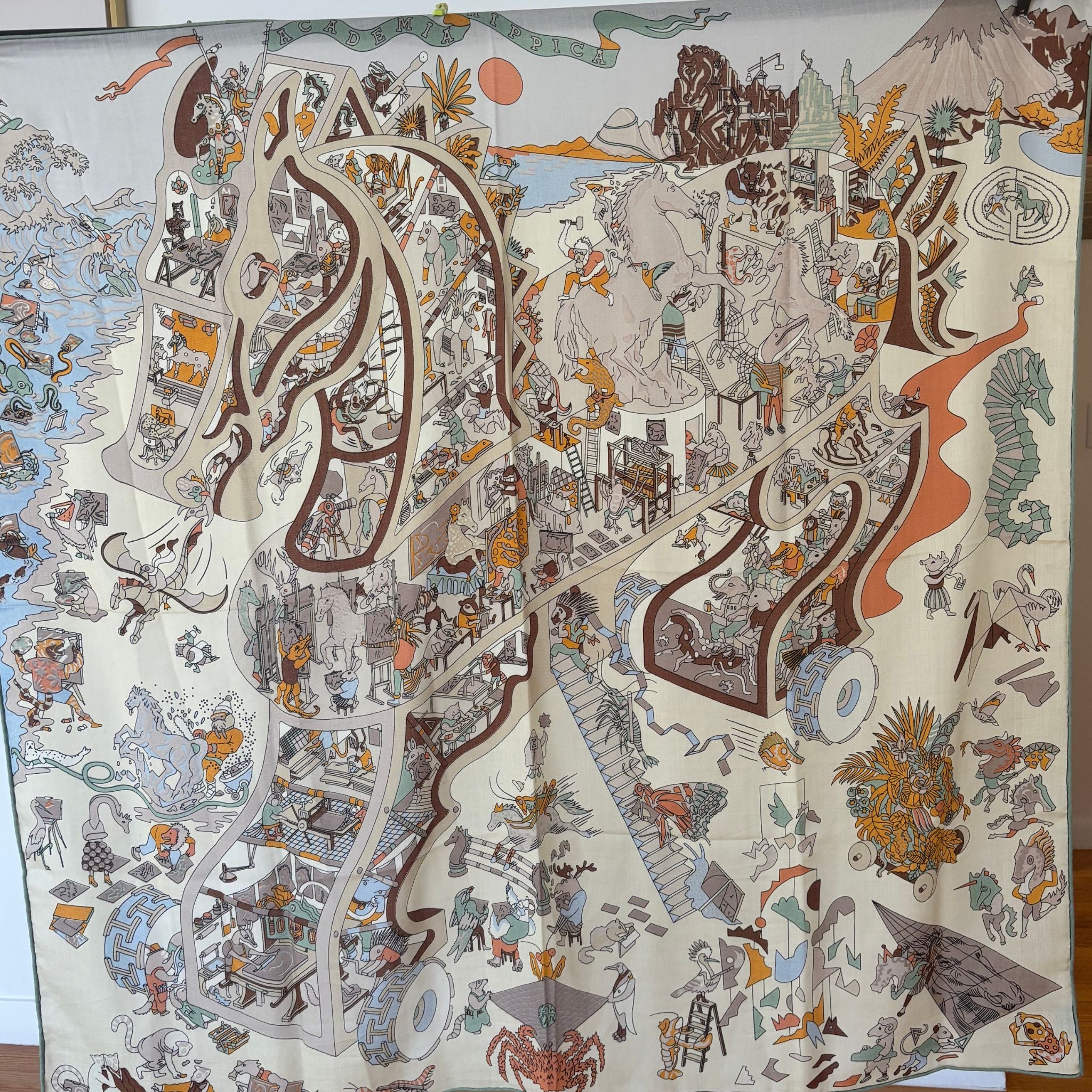 Timeless Silk Wool Scarf 140