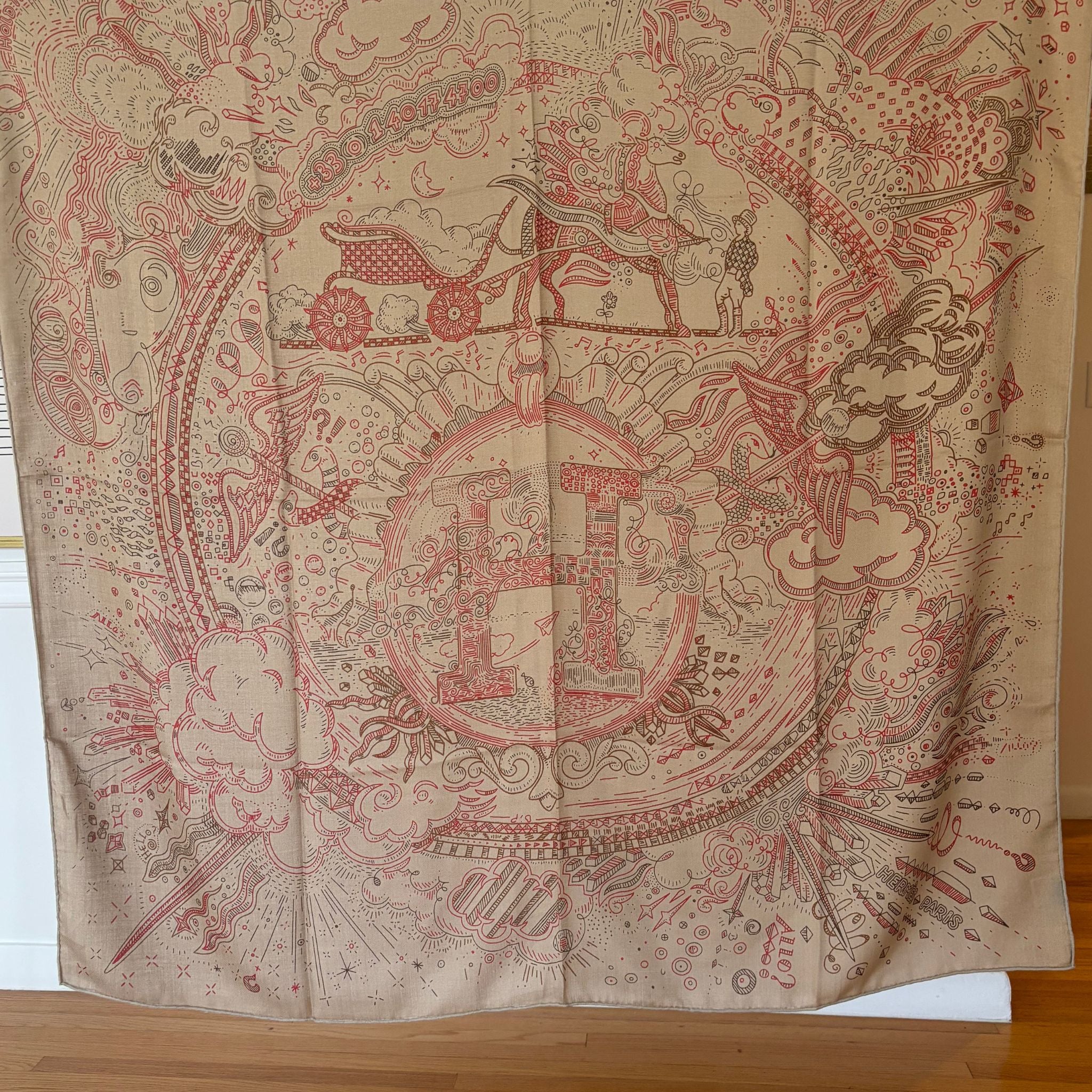 Timeless Silk Wool Scarf 140
