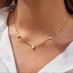 ÉCLATINE Everyday CZ Drop Necklace