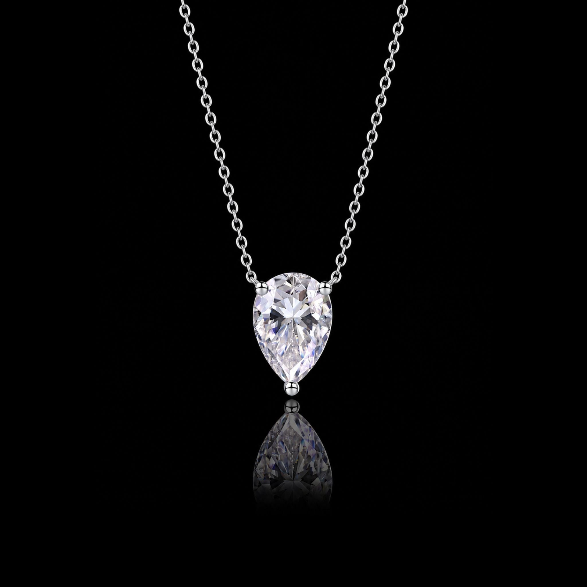ÉCLATINE Classic Pear Cut Necklace