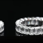 ÉCLATINE Signature Baguette Cut Eternity Band Ring