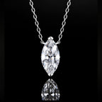 ÉCLATINE Classic Marquise Cut Necklace | 5x10 mm (approx. 1.0ct)