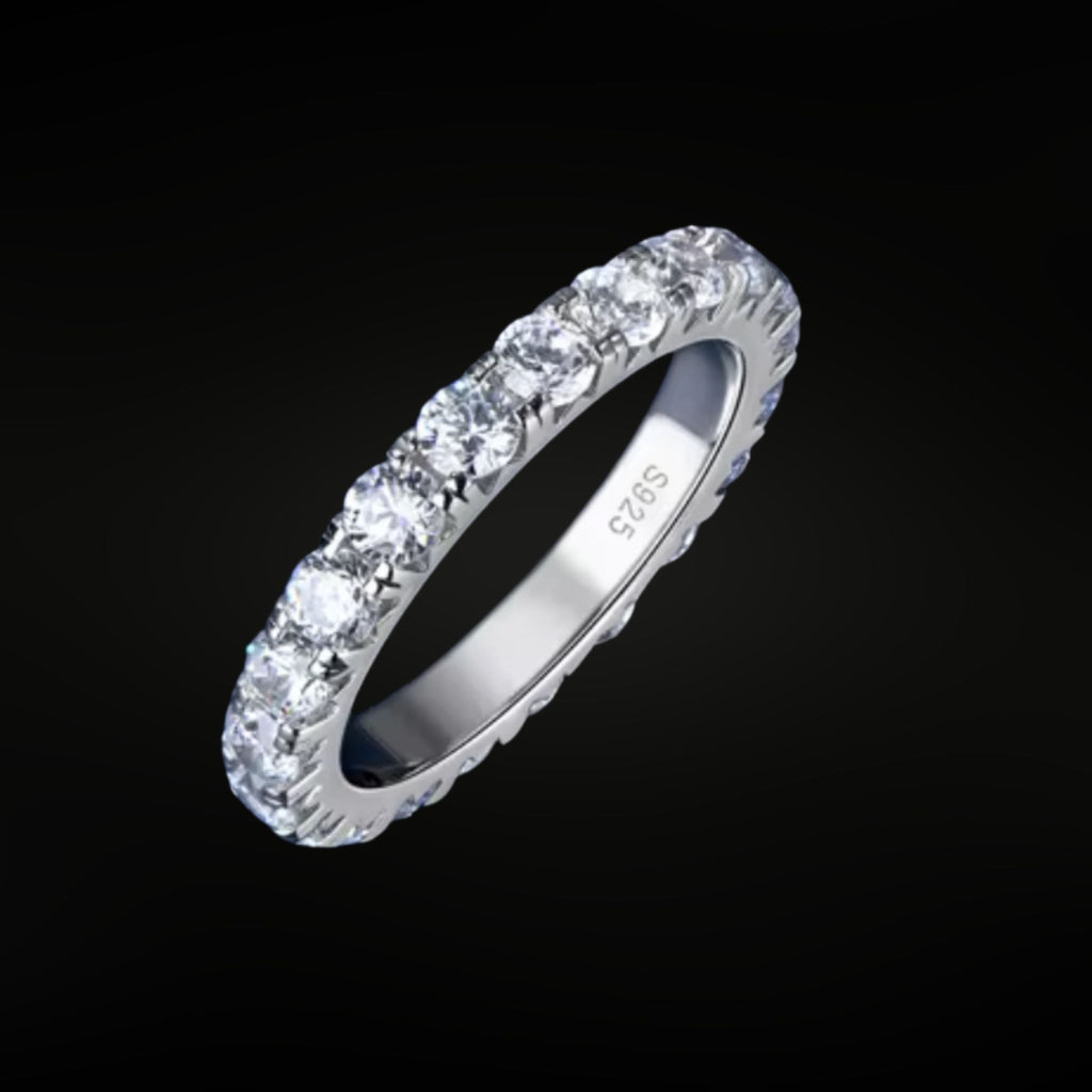 •ÉCLATINE  Eternity Tennis Band Ring | 3 mm