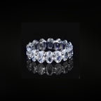 ÉCLATINE Signature Oval Cut Eternity Band Ring