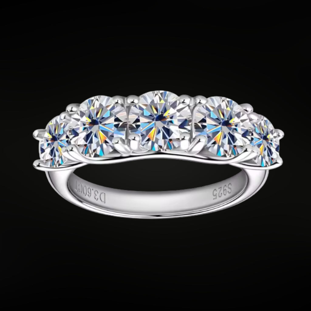 •ÉCLATINE Lumière 3.6CT Band Ring
