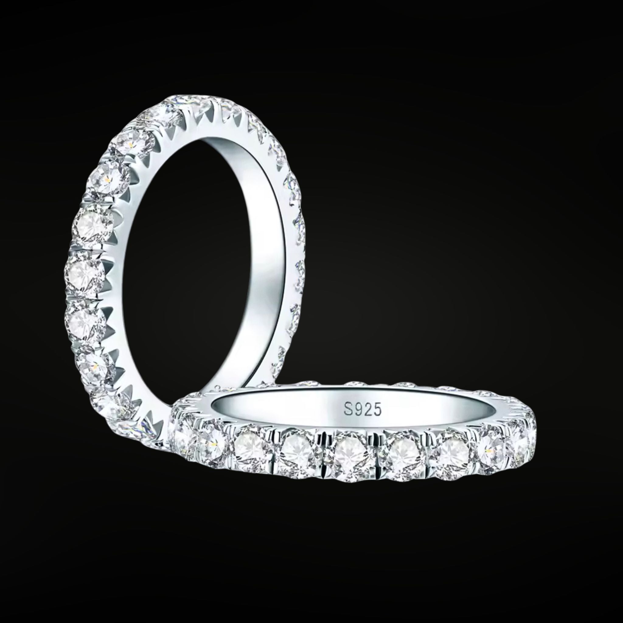 •ÉCLATINE  Eternity Tennis Band Ring | 3 mm