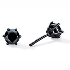 ÉCLATINE Noir Classic Stud Earrings
