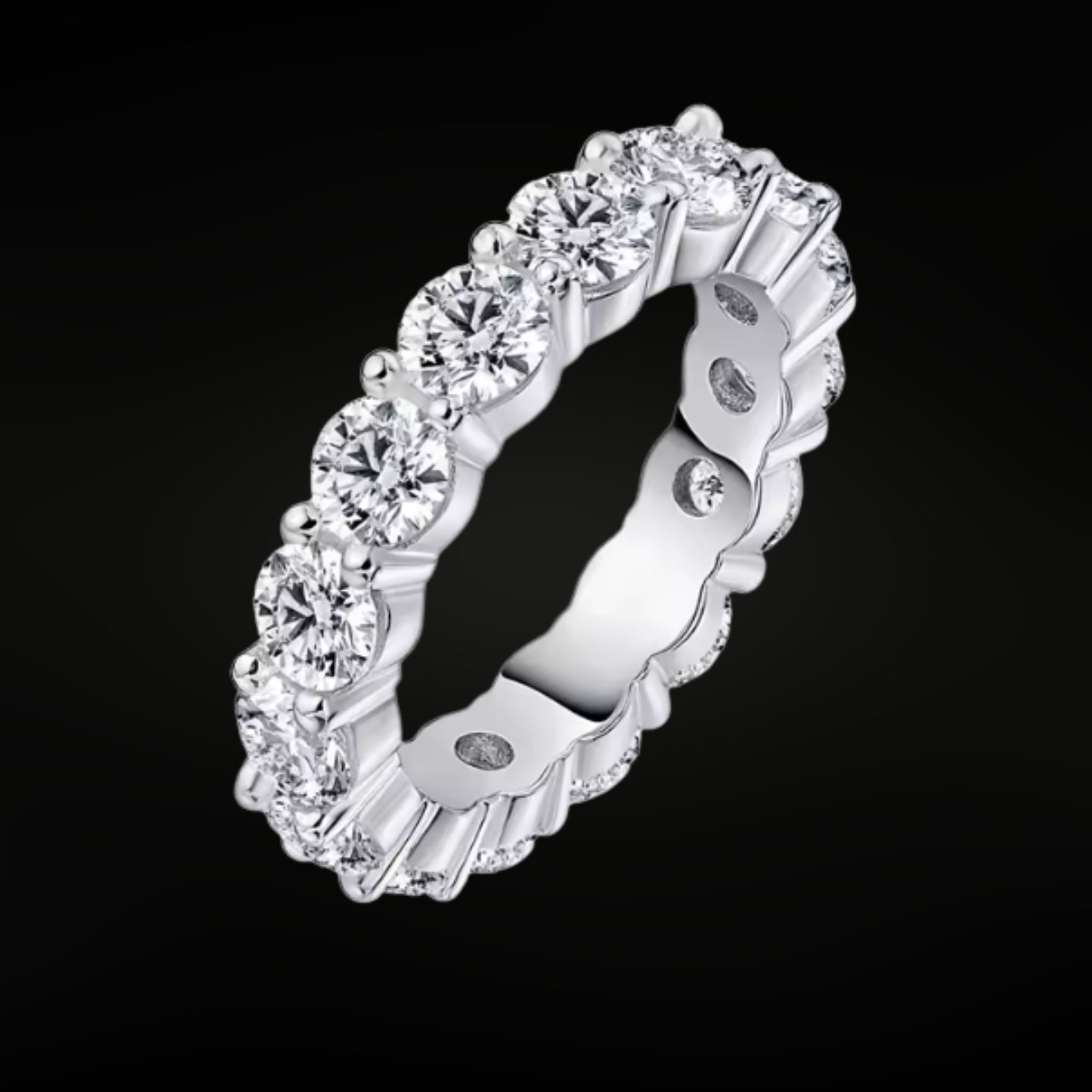 ÉCLATINE  Eternity Tennis Band Ring | 5 mm