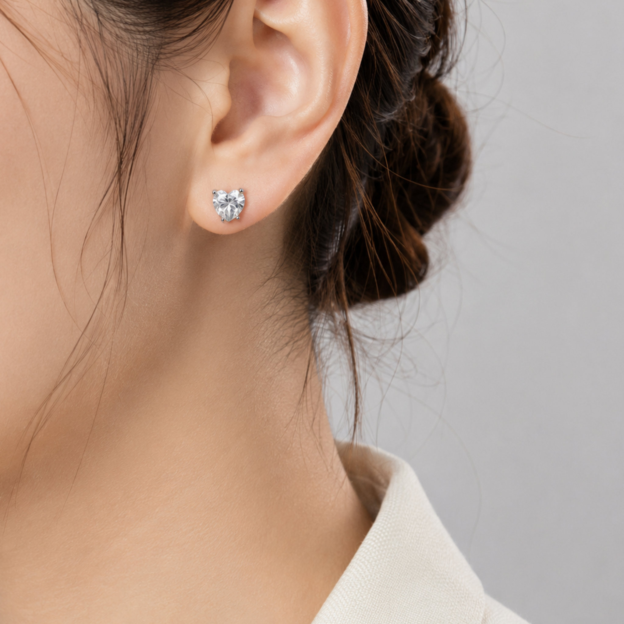 ÉCLATINE Petite Cœur Earrings