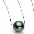 ÉCLATINE Tahitian Black Pearl Necklace