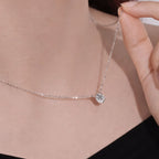 ÉCLATINE Classic Oval Cut Necklace | 7x9mm(approx. 2ct)