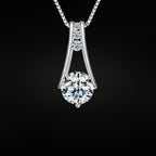 ÉCLATINE Trapeze Pendant Necklace  | 8mm(2ct)