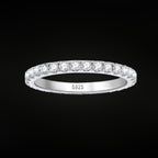 ÉCLATINE Full Pavé Wedding Guard Ring  2mm