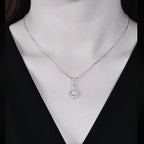 ÉCLATINE Trapeze Pendant Necklace  | 8mm(2ct)