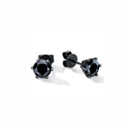 ÉCLATINE Noir Classic Stud Earrings