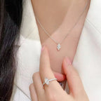 ÉCLATINE Classic Marquise Cut Necklace | 5x10 mm (approx. 1.0ct)