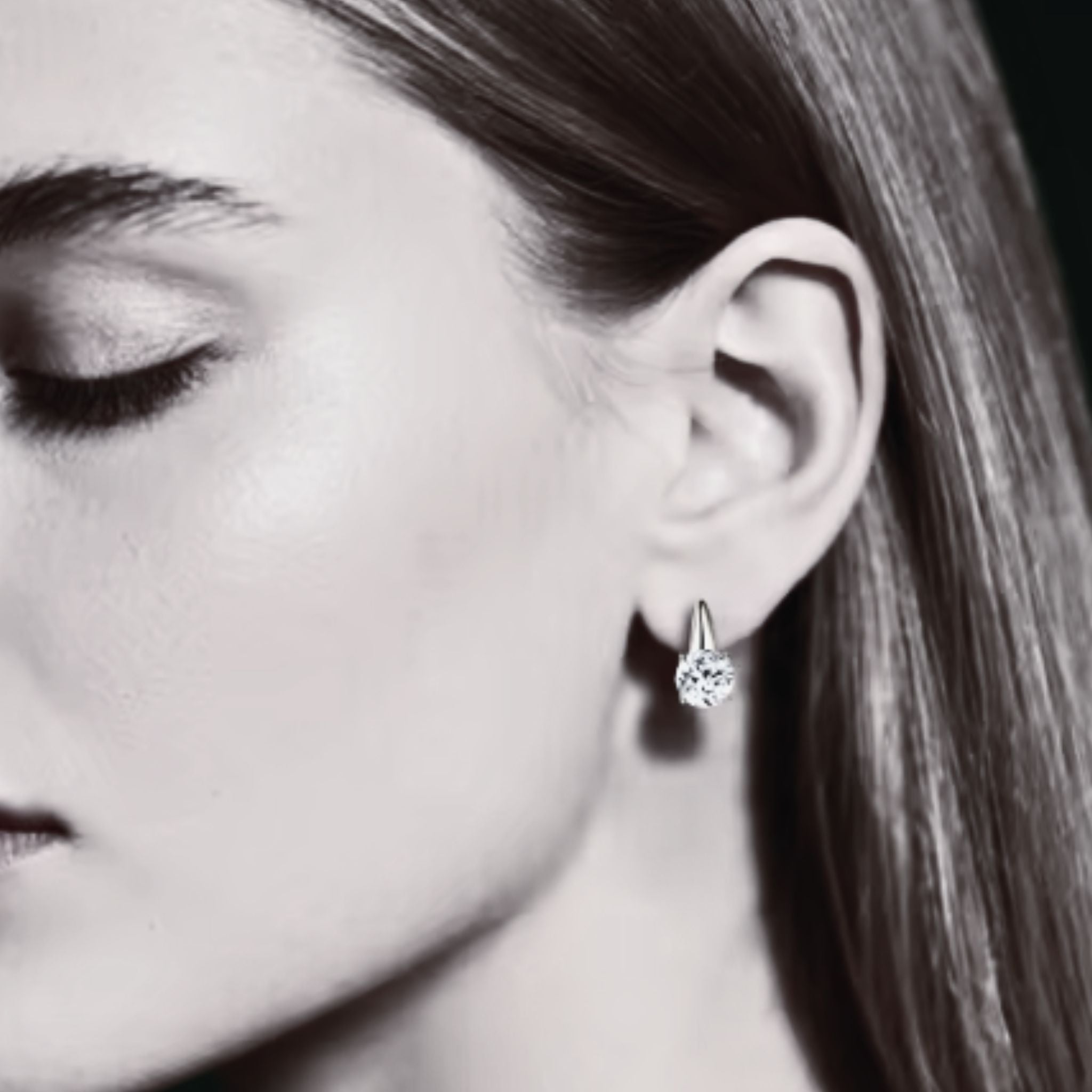 ÉCLATINE Luxe Sparkle Earrings  2ct