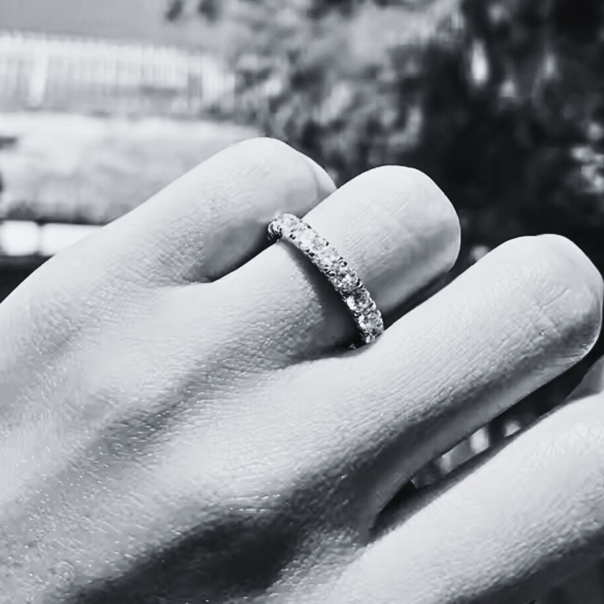 •ÉCLATINE  Eternity Tennis Band Ring | 3 mm