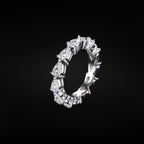 ÉCLATINE Signature Pear Cut Full Eternity Ring