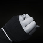 ÉCLATINE Full Pavé Wedding Guard Ring  2mm