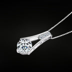 ÉCLATINE Trapeze Pendant Necklace  | 8mm(2ct)