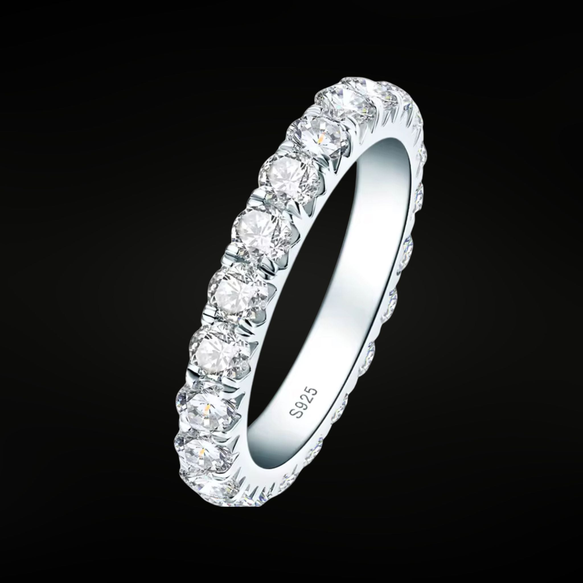 •ÉCLATINE  Eternity Tennis Band Ring | 3 mm
