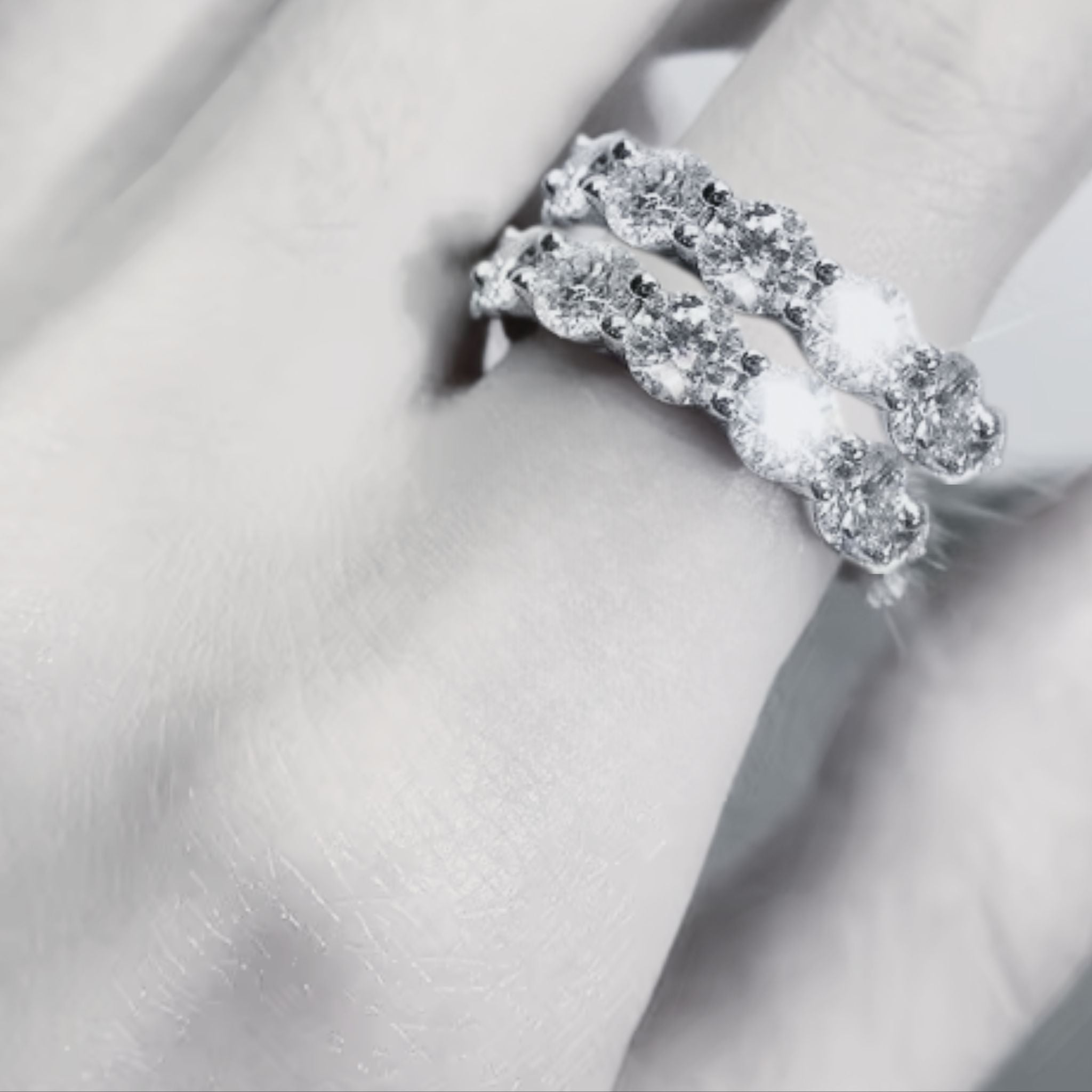 ÉCLATINE  Eternity Tennis Band Ring | 5 mm
