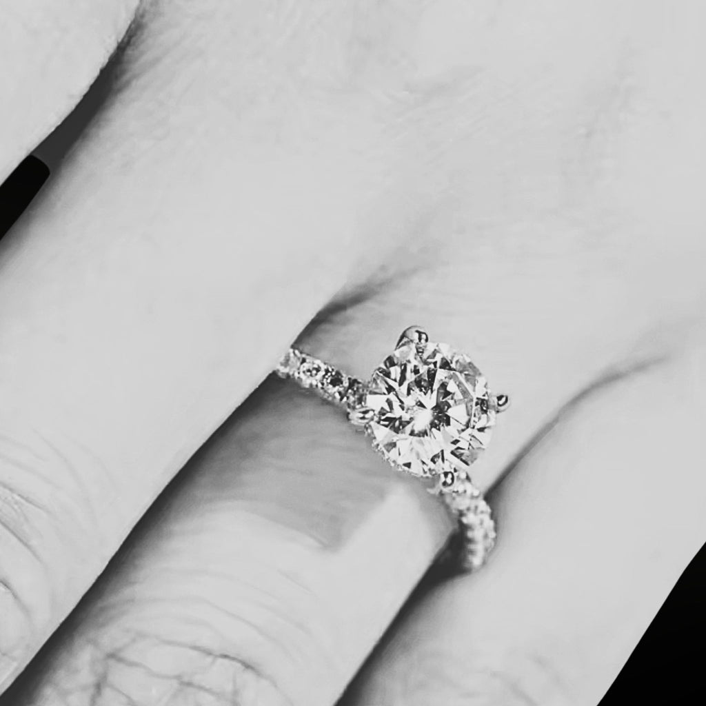 ÉCLATINE Classic  Solitaire Ring  2.0CT