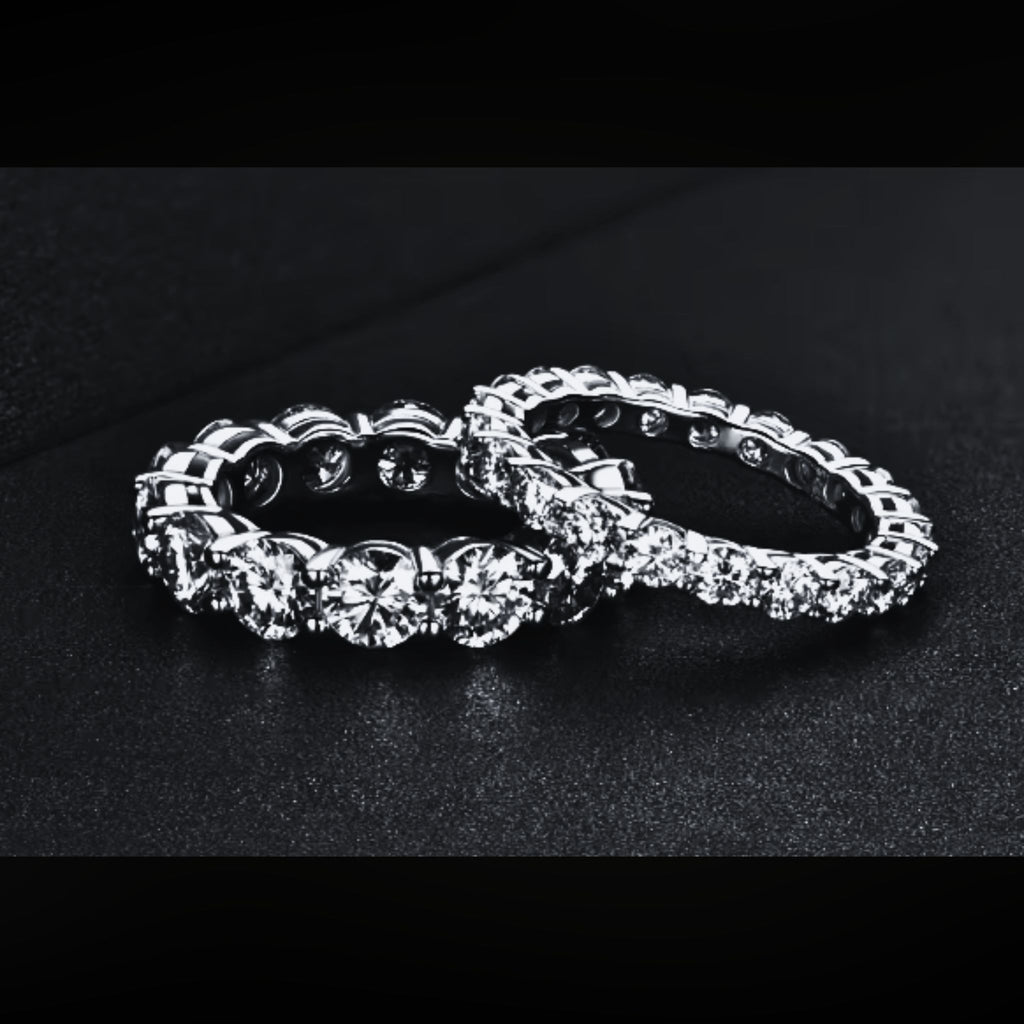 ÉCLATINE  Eternity Tennis Band Ring | 5 mm