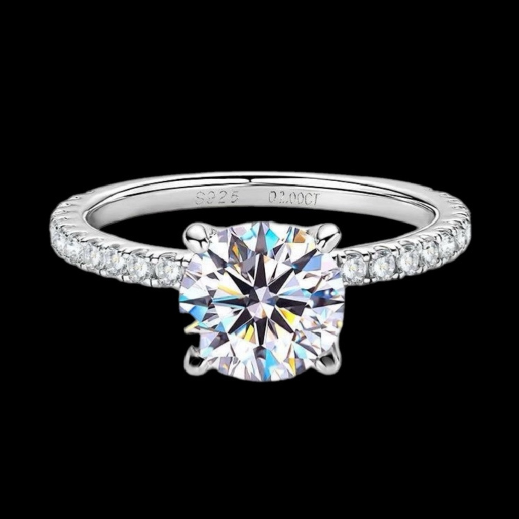 ÉCLATINE Classic  Solitaire Ring  2.0CT