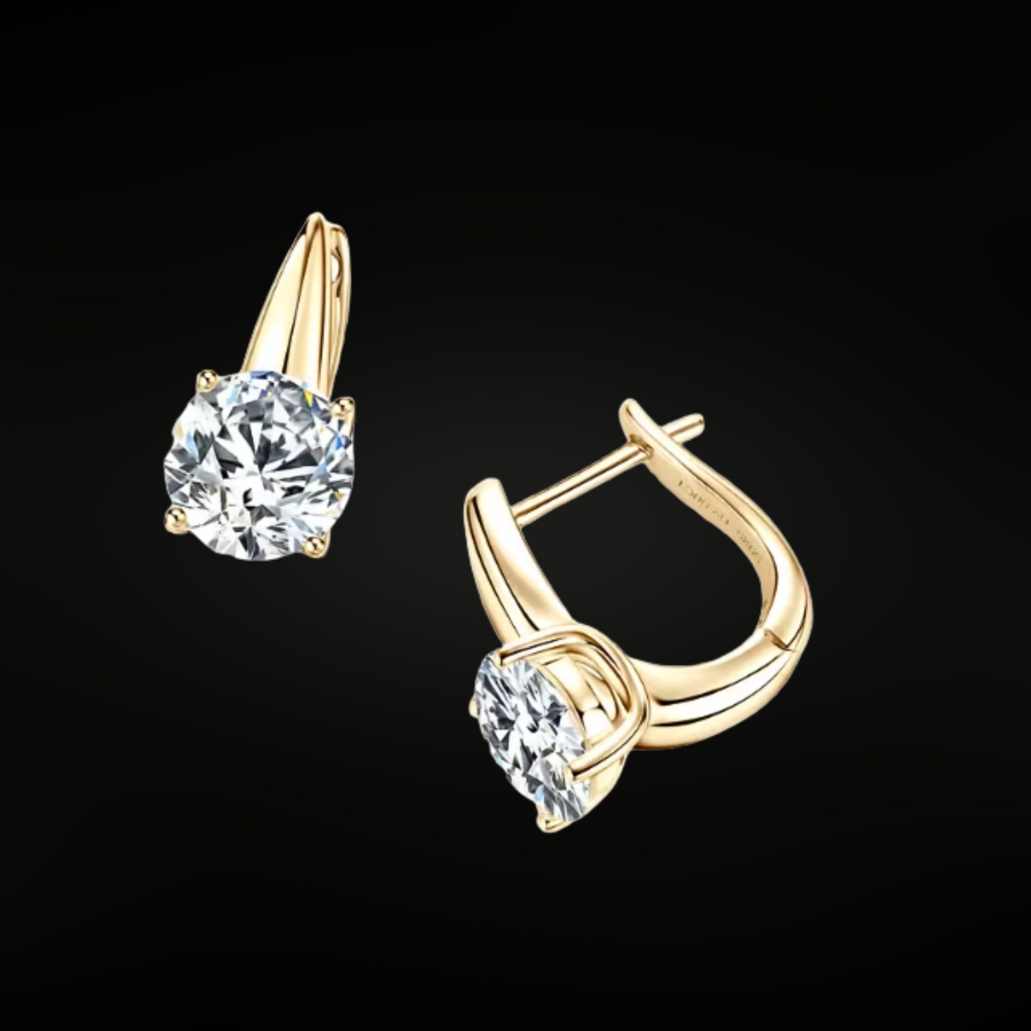 ÉCLATINE Luxe Sparkle Earrings  2ct