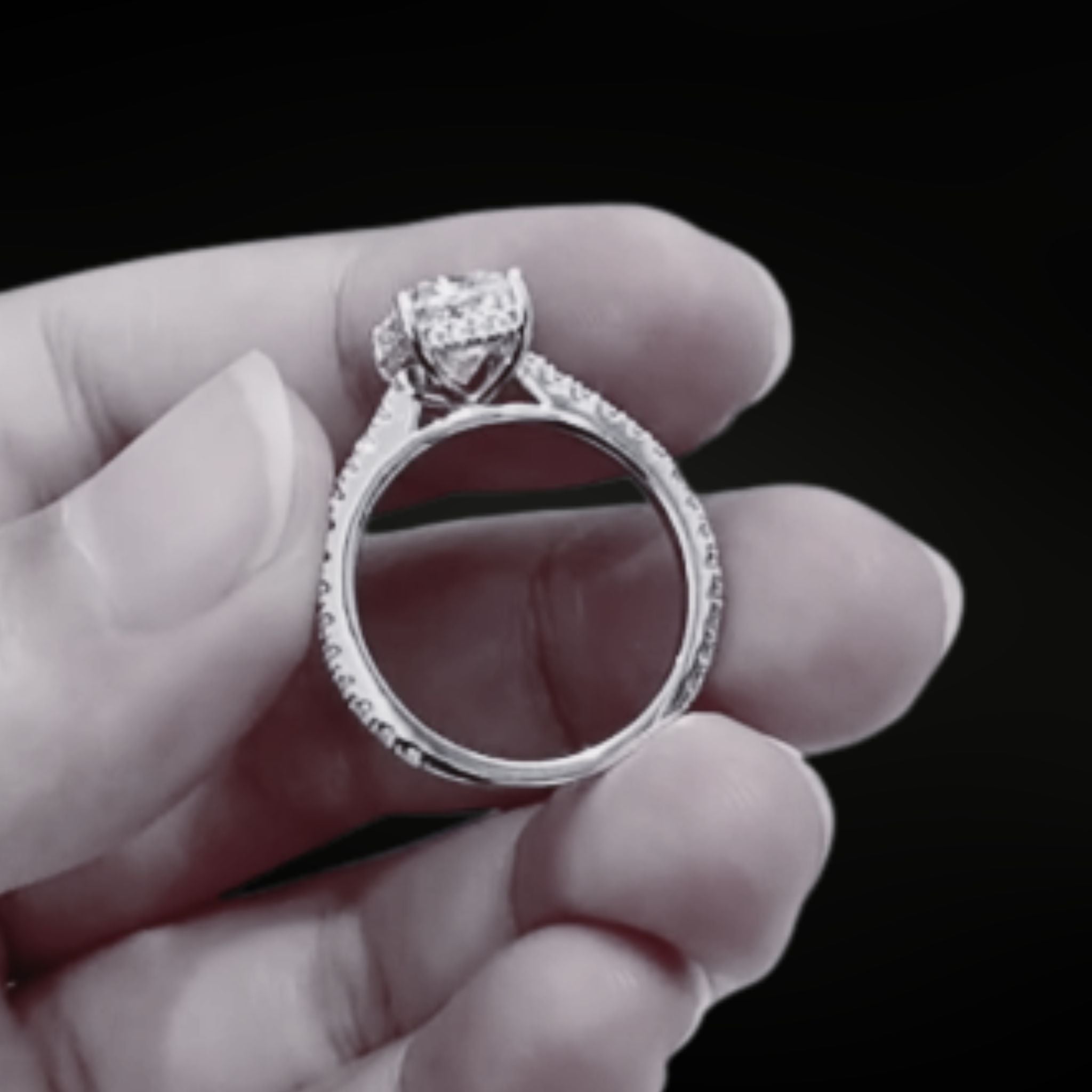 ÉCLATINE Baguette Cut Wedding Ring  3ct