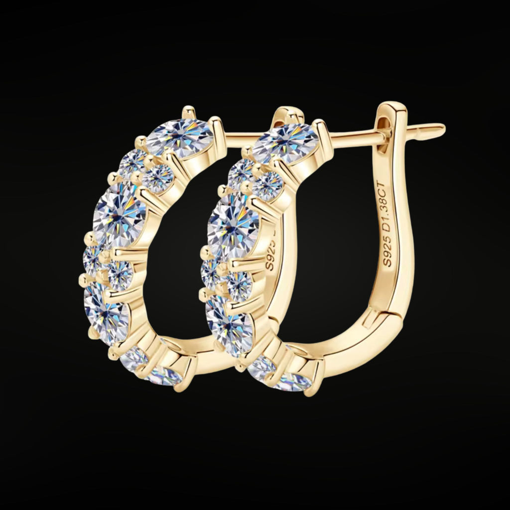 •ÉCLATINE Lux Hoop Earrings