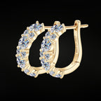 •ÉCLATINE Lux Hoop Earrings