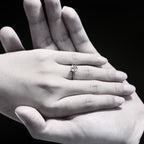 ÉCLATINE Will You Marry Me Classic Solitaire Engagement Ring  3.0ct