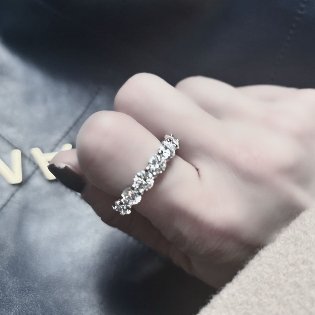 ÉCLATINE  Eternity Tennis Band Ring | 5 mm