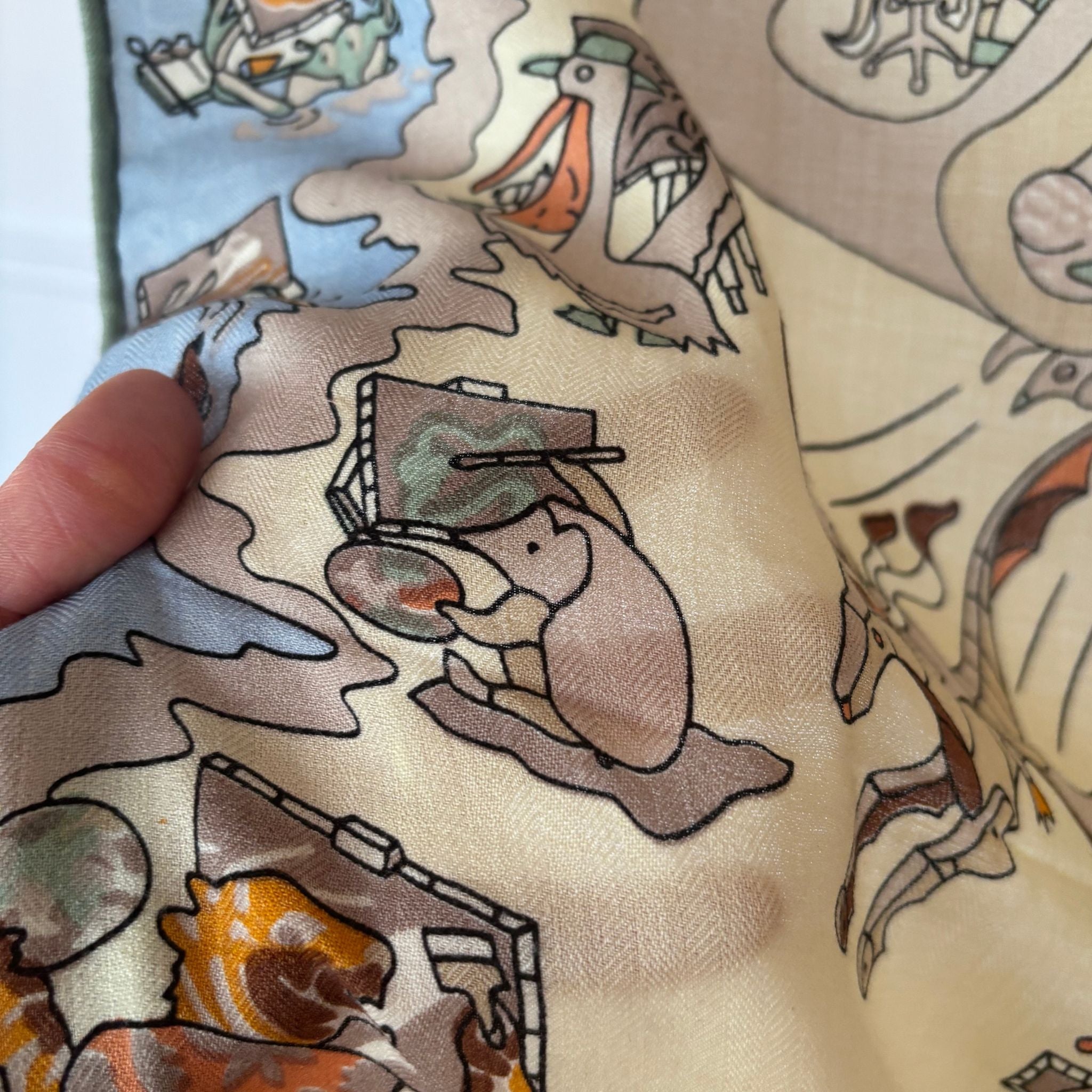Timeless Silk Wool Scarf 140
