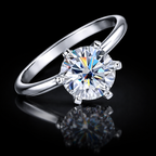 ÉCLATINE Will You Marry Me Classic Solitaire Engagement Ring  3.0ct