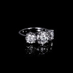 •ÉCLATINE Trinity 3-Stone Engagement Ring
