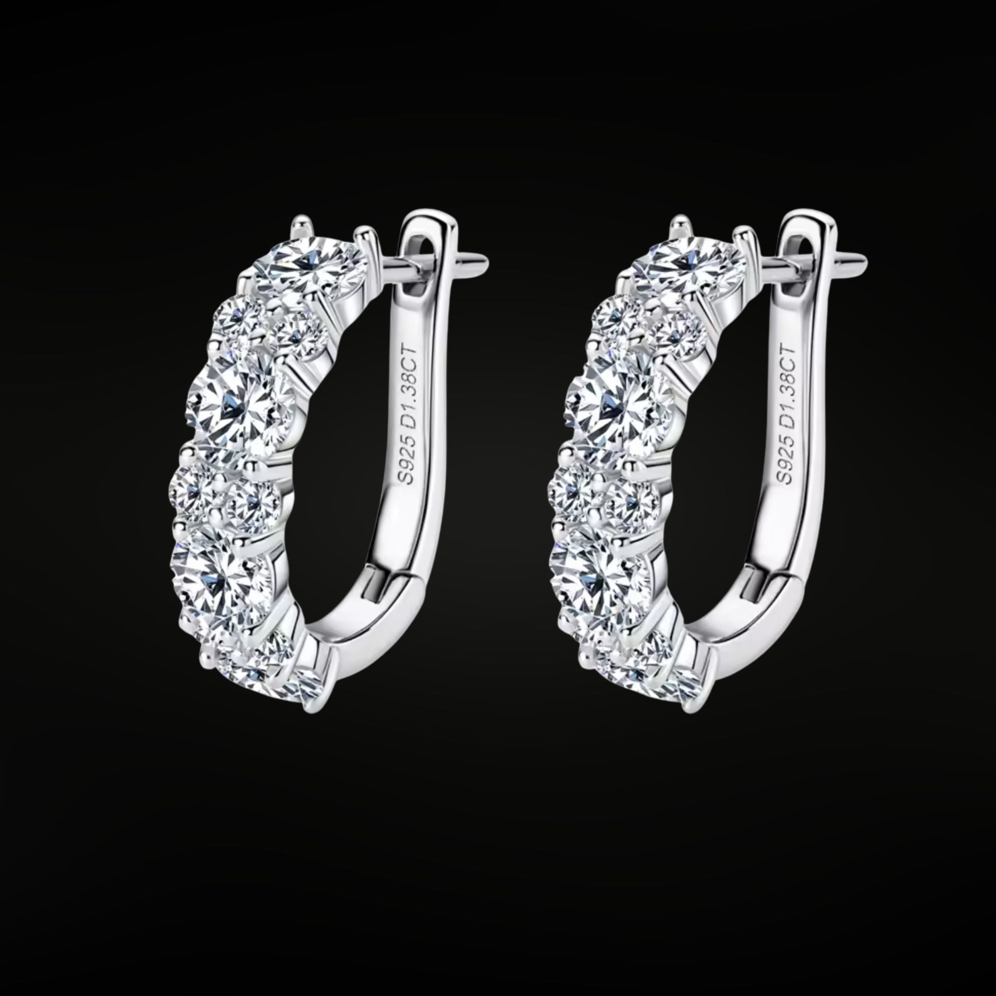 •ÉCLATINE Lux Hoop Earrings