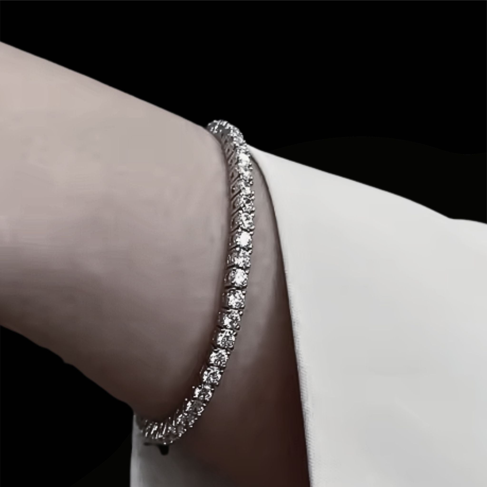 •ÉCLATINE Signature Tennis Bracelet 3mm