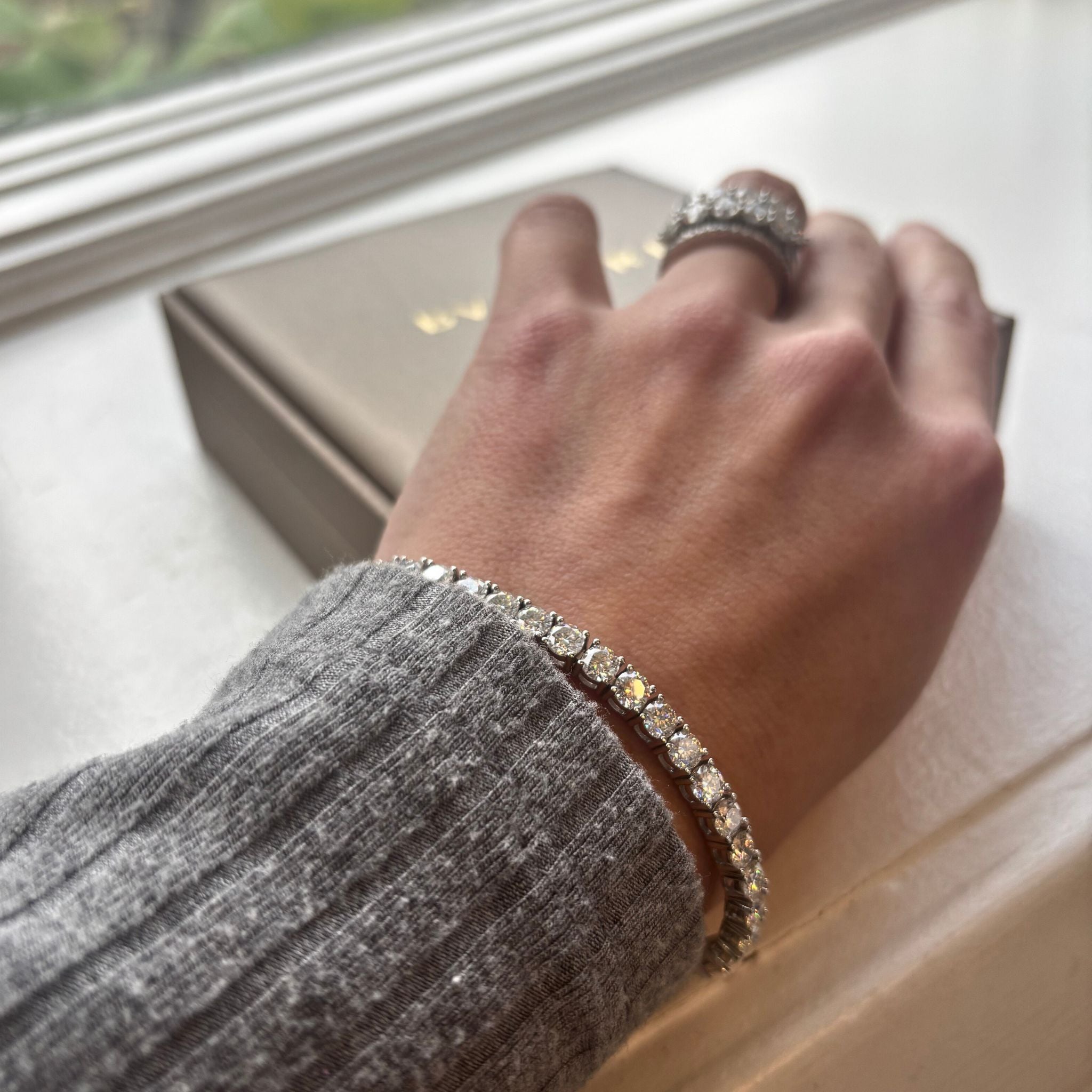 •ÉCLATINE Signature Tennis Bracelet 4mm
