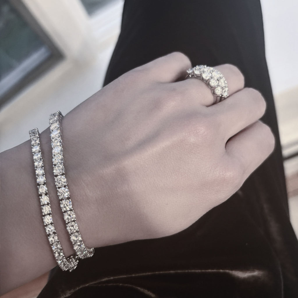 •ÉCLATINE Signature Tennis Bracelet 4mm