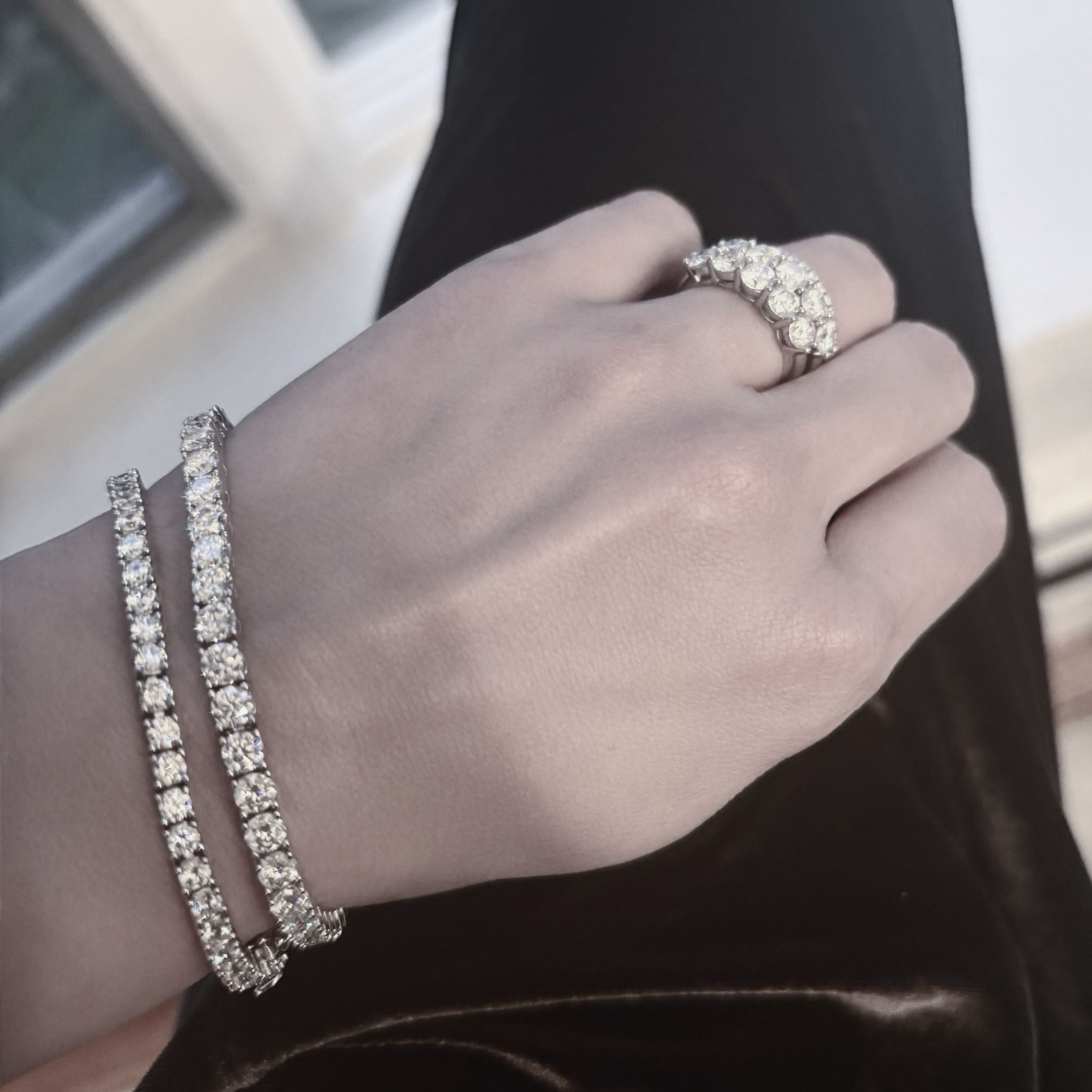 •ÉCLATINE Signature Tennis Bracelet 4mm