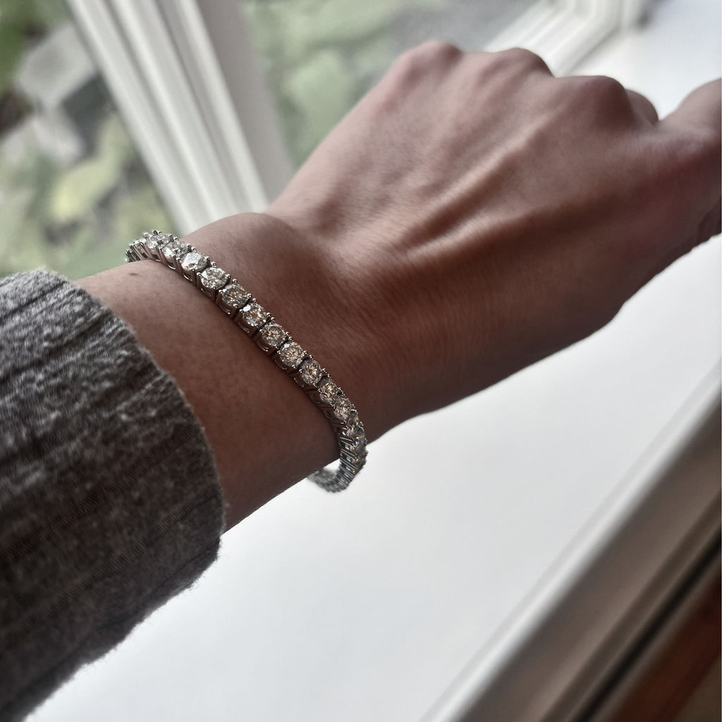 •ÉCLATINE Signature Tennis Bracelet 4mm