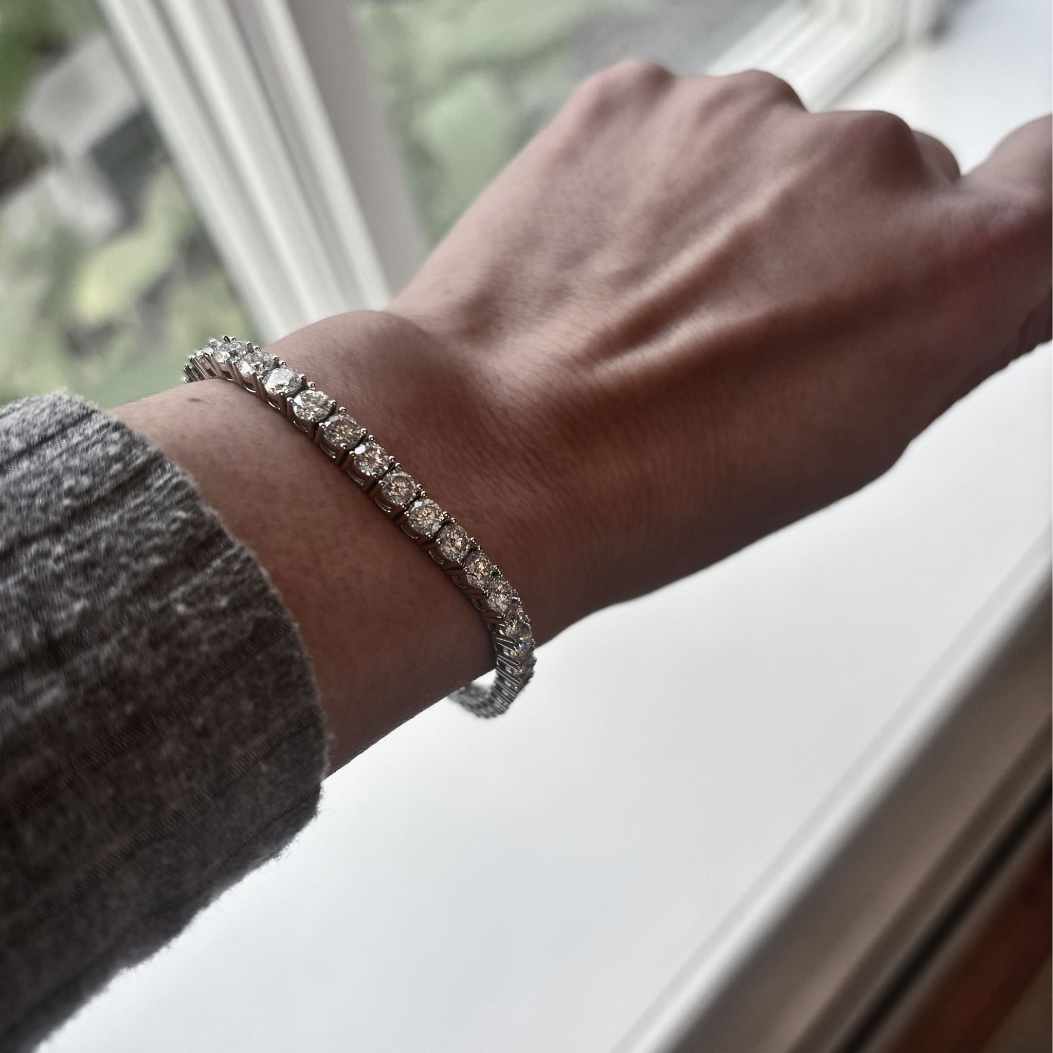 •ÉCLATINE Signature Tennis Bracelet 4mm