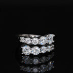 •ÉCLATINE Arc Brilliance Multi-Row Ring