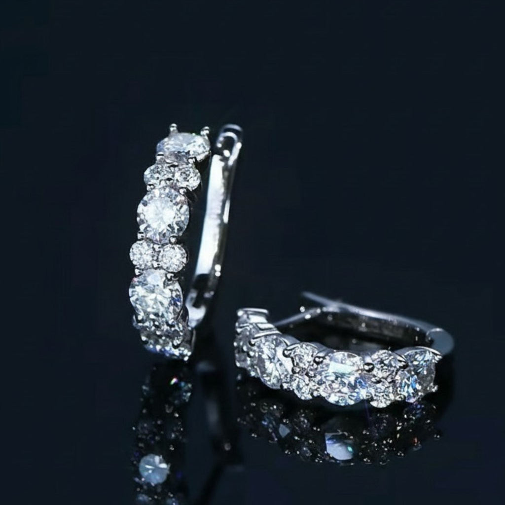 •ÉCLATINE Lux Hoop Earrings