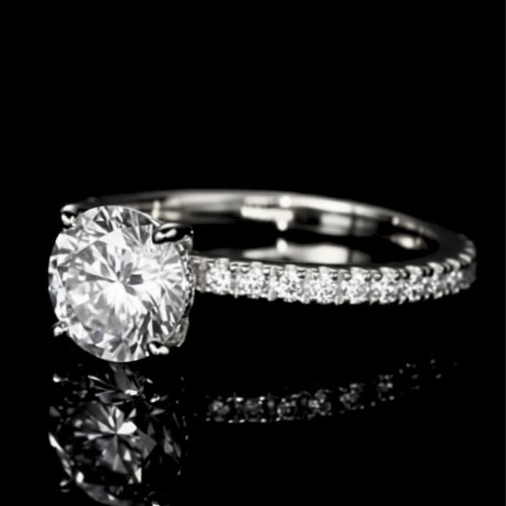 ÉCLATINE Classic  Solitaire Ring  2.0CT
