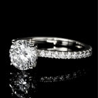 ÉCLATINE Classic  Solitaire Ring  2.0CT